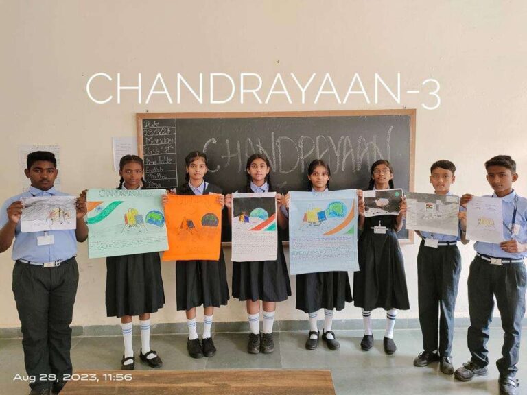 Making Charts and Poem on CHANDRAYAAN